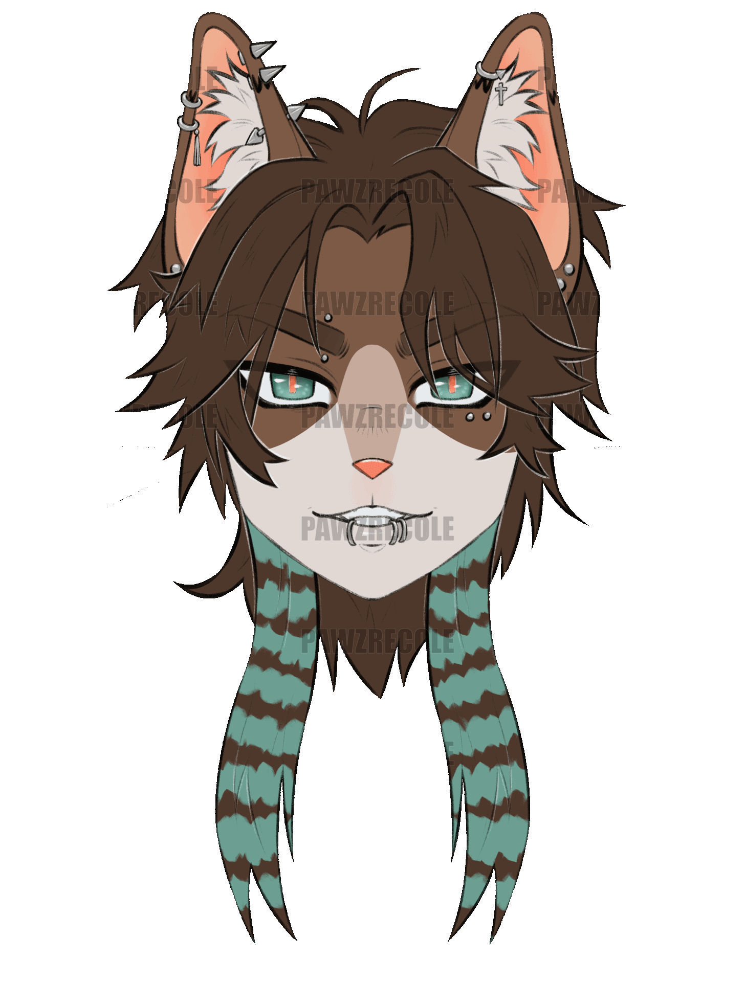 Animated Lined Headshot