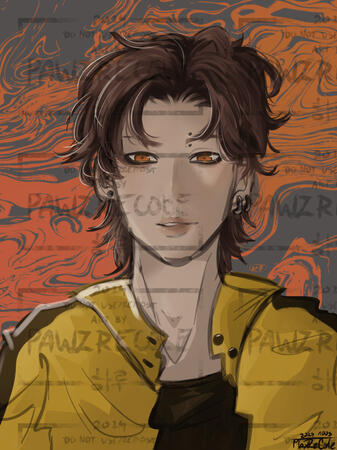 Painterly Shaded Sketch Bust